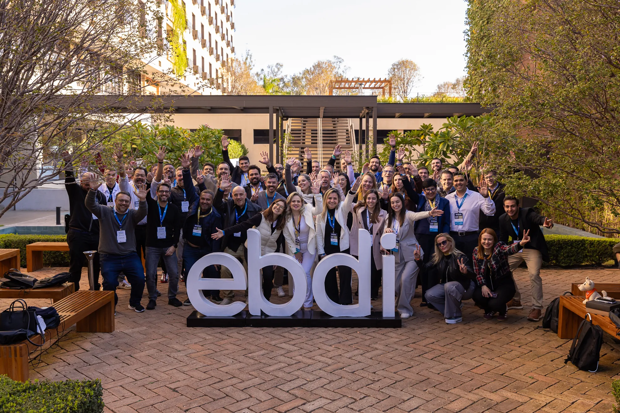 Executivos reunidos na imersão EBDI